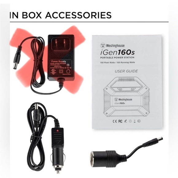 Westinghouse iGen160s Portable
Power Station/Solar Generator 155Wh 150 Peak Watt - Picture 7 of 17